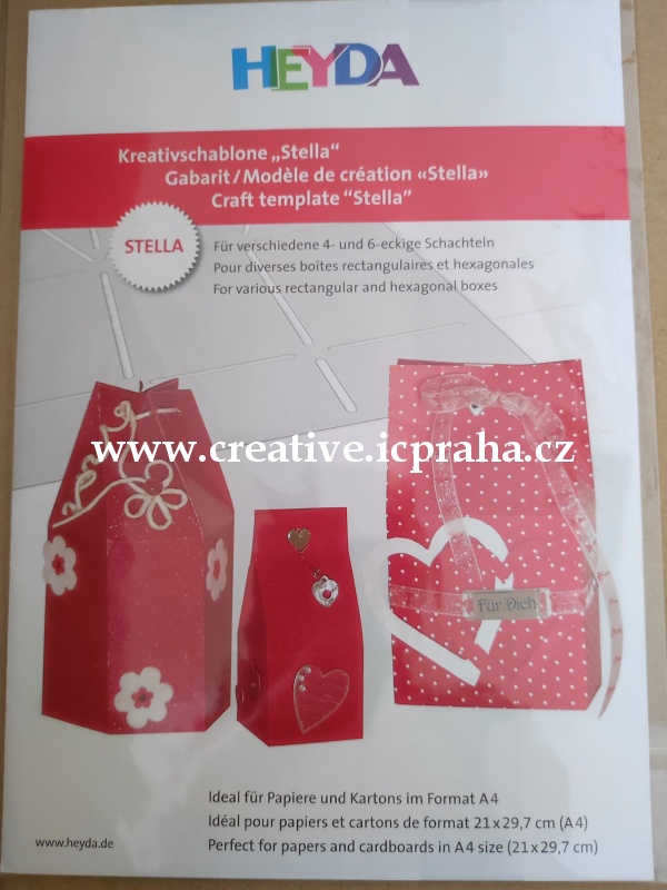šablona taštička Stella 13x19,5cm He